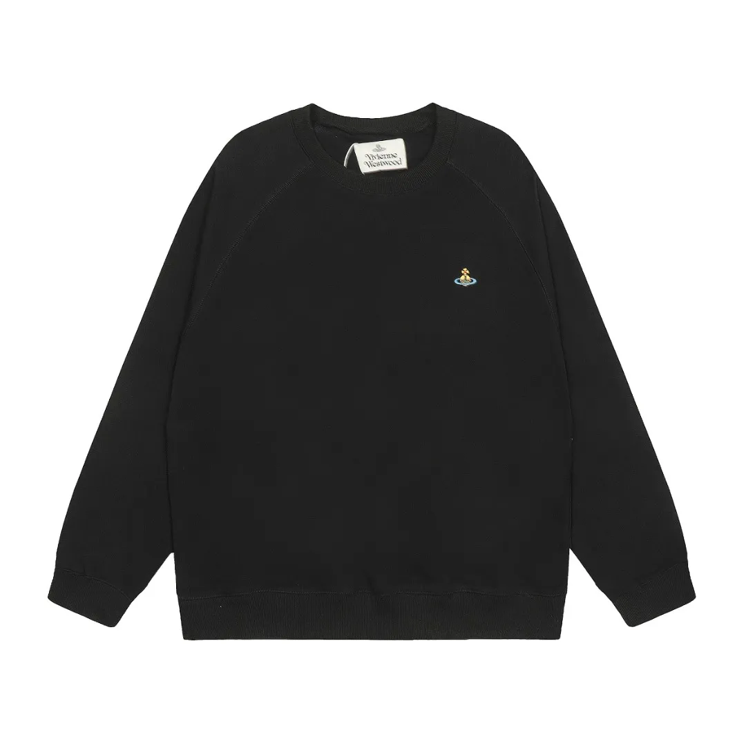 VIVI07# "Exclusive hot style" vivienne west wood West Queen Vivienne Saturn classic small label round neck sweatshirt, the top hot style in 2024, no need to say more, just open the details directly YB mold opening, correct overlock neckline details ⚠️The authentic product is the overlock threaded collar, there is no collar strip. Our family only makes the right version, and we are careful to ensure that the first release of the Queen Mother on the whole network is accurate. The full series of correct accessories, every detail is completely restored Straight up to full Size: XS-L